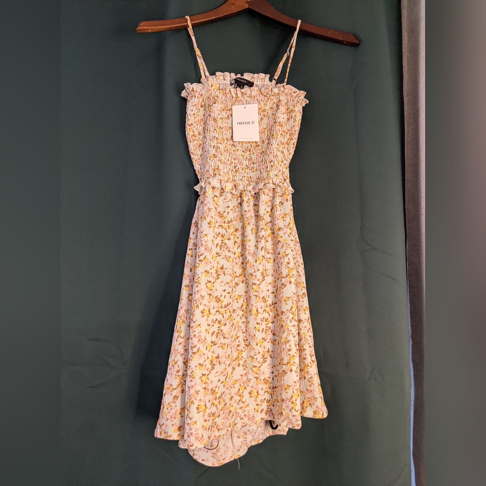 Light Blue Floral Dress Forever 21